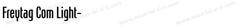 Freytag Com Light字体转换